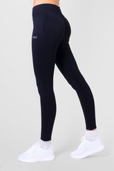 Nova Scrunch Tights Black