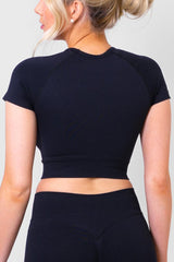 Nova Shortsleeve Top - Black