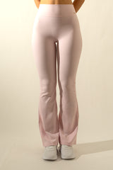 Shape Flared Scrunch Tights - Pink