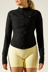 Contour Zip Jacket - Black