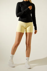 Nova Scrunch Biker Shorts Yellow