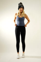 Silkshape Halterneck Top - Navy