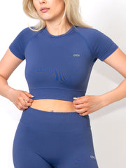 Nova Shortsleeve Top - Navy