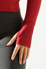 Shape Fullzip Longsleeve - Royal Cherry