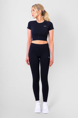 Nova Shortsleeve Top - Black