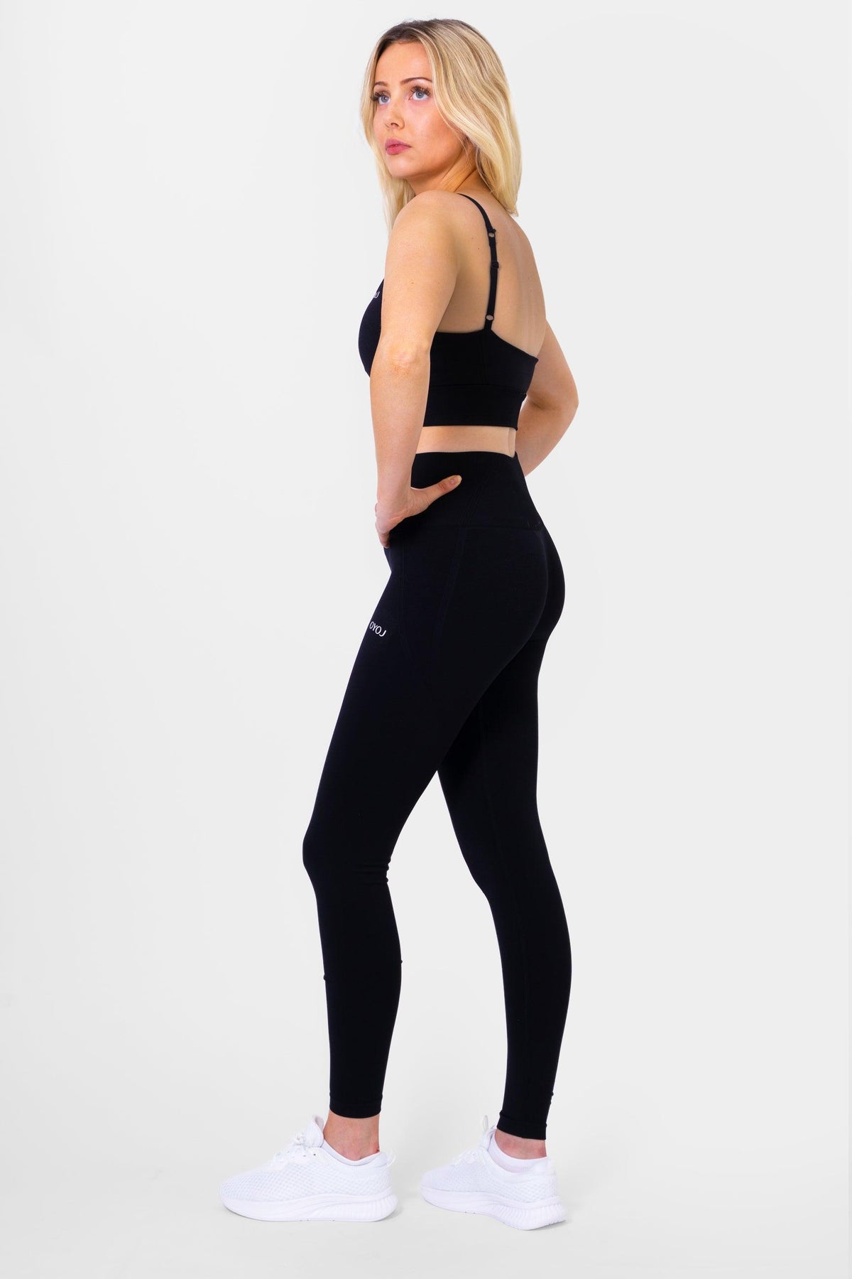 Pulse Scrunch Bra - Black