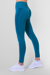 Flow Seamless Tights Havsgrön
