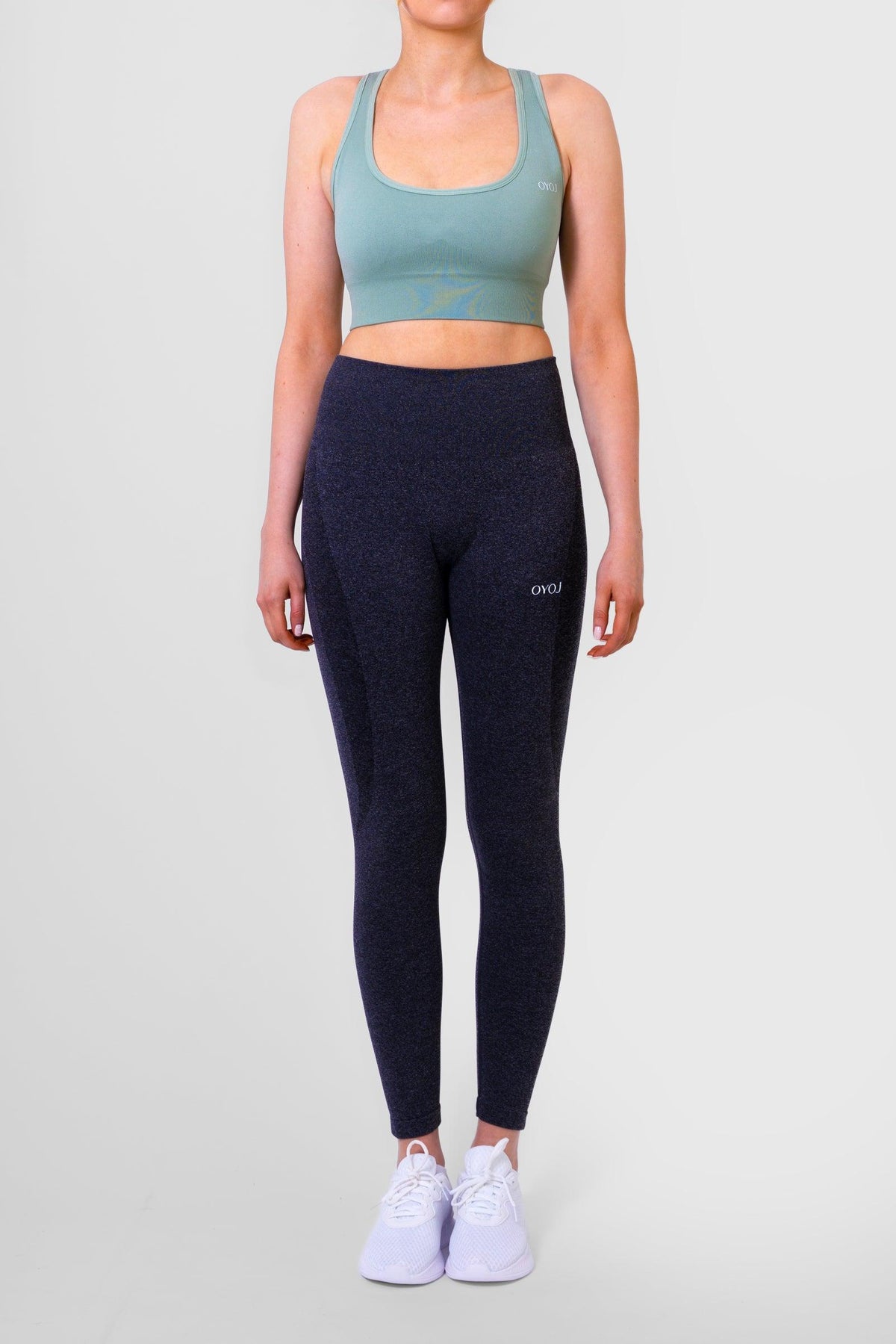 Flow Seamless Tights - Stone Grey