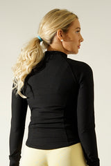 Contour Zip Jacket - Black