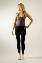 Silkshape Halterneck Top - Dark Violet