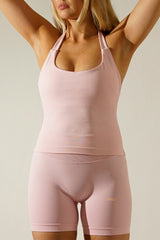 Silkshape Halterneck Top - Dusty Pink