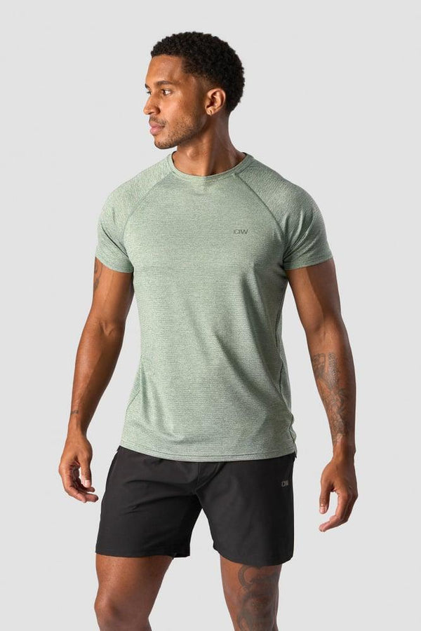 TRAINING MESH T-SHIRT MEN RACING GREEN - OYOJ Store