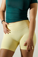 Nova Scrunch Shorts - Yellow